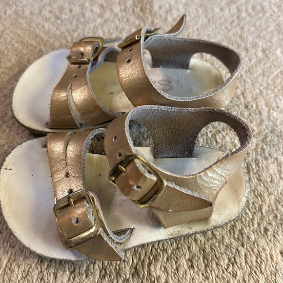 Sun-San Sea Wee Salt Water Sandals in Gold - Picture 4 of 6